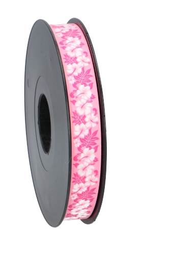 Krullint Flowers Roze 20mm x 100 meter