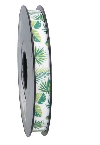 Krullint Flowers Groen Monstera 15mm x 100 meter