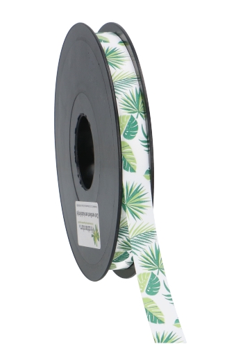 Krullint Flowers Groen Monstera 15mm x 100 meter