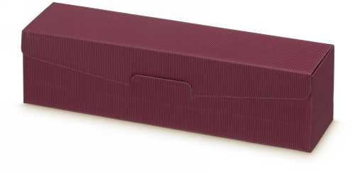 Wijndoos Modern Bordeaux 38x9x9cm 1fles Liggend 50stuks