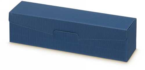 Wijndoos Modern Blauw 38x9x9cm 1fles Liggend 50stuks