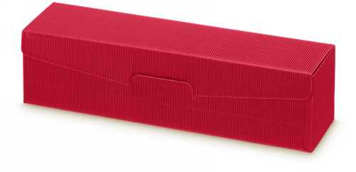 Wijndoos Modern Rood 38x9x9cm 1fles Liggend 50stuks