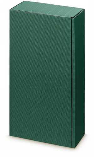 Wijndoos Modern Groen 36x18x9cm 2 fles 25stuks