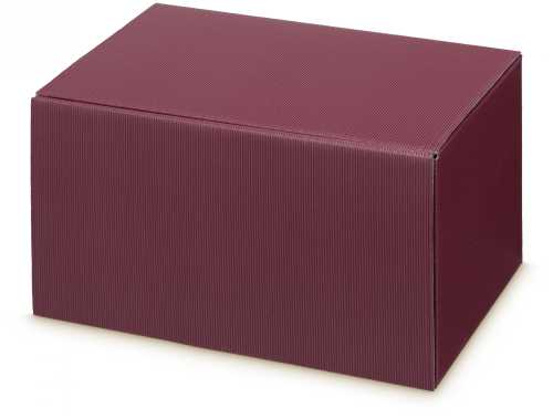 Wijndoos Modern Bordeaux 38x25x19cm 6 flessen 10 stuks