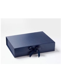 Luxueuze Magneetdozen Diamond & Satijn Navy 43.5x32.5x9.5cm 12stuks