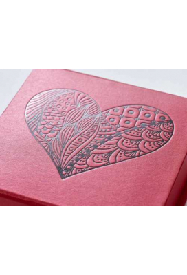 Luxueuze Magneetdozen Diamond & Satijn Rood 9.5x11x4.5cm 12st OP IS OP