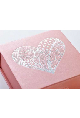 Luxueuze Magneetdozen Diamond & Satijn Roze Gold 9.5x11x4.5cm 12st