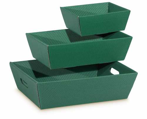 Geschenkdoos Korf Modern Groen 19x14x10cm 25stuks