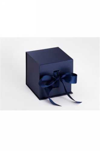 Luxueuze Magneetdozen Diamond & Satijn Navy 11.5x11.5x11.5cm 12stuks