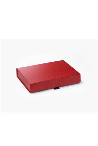 Luxueuze Magneetdozen Diamond & Lintje Rood 17x12x3.5cm 12stuks