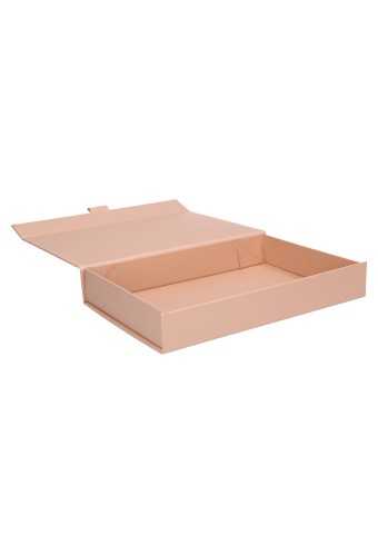 Luxueuze Magneetdozen Diamond & Lintje Roze Gold 22x16x3.5cm 12stuks