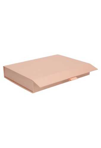 Luxueuze Magneetdozen Diamond & Lintje Roze Gold 22x16x3.5cm 12stuks