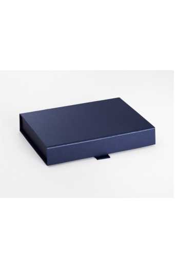 Luxueuze Magneetdozen Diamond & Lintje Navy Mat 22x16x3.5cm  12stuks