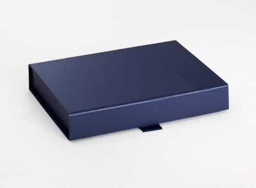 Luxueuze Magneetdozen Diamond & Lintje Navy Mat 22x16x3.5cm  12stuks