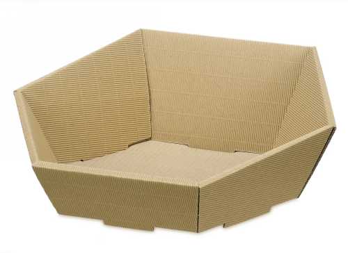 Geschenkdoos Korf Modern Naturel Middel 38x34x7.5-13cm 25stuks