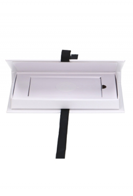 Luxe Klepdoos & Lint Wit Mat 7x12x1cm & Inlay 25stuks OP IS OP