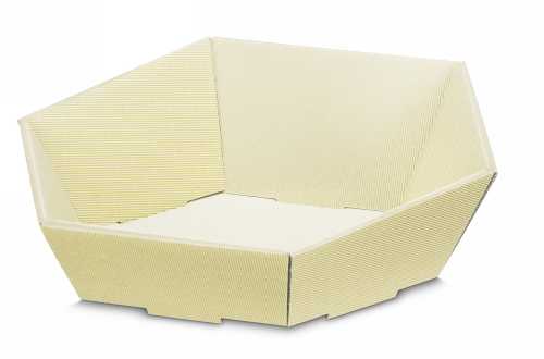 Geschenkdoos Korf Modern Creme Groot 46.5x41.5x9-15.5cm 25stuks