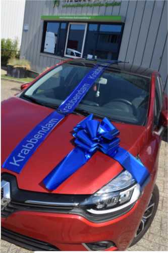 Breed Openings Lint Metallic Donker Blauw 15cm x 10meter