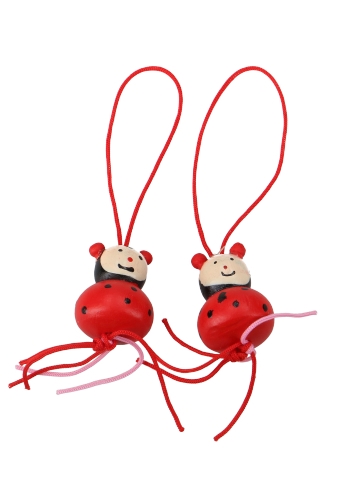 Gelukspoppetjes Groot Lieveheersbeestje Met Koord 50stuks