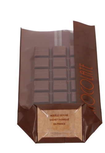 Cellofaan zakjes Chocolate Gourmet 10x4x22cm 100stuks