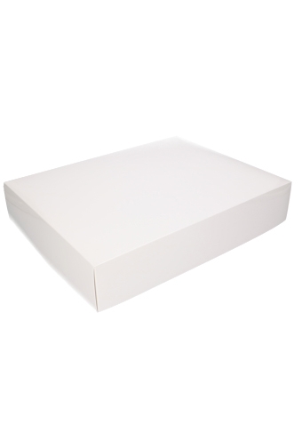 Geschenkdoos & Deksel Gaby Wit Blinkend 40x31x8cm 50stuks