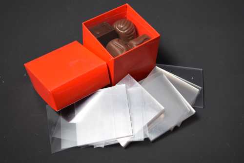 Transparant Inleg Vellen Voor Kubusdoosjes 8.5x8.5cm 200stuks