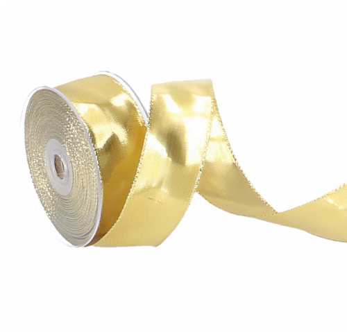 Luxe Kadolint Metallic Goud Met IJzerdraad 40mm x 20 meter