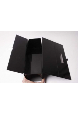 Luxe Magneetdozen Wijnfles 1200 gram Wit Mat 10x10x34cm 1 stuks