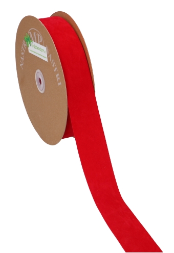 Cadeaulint Dubbel Velvet Rood 40mm x 30meter