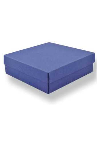 Geschenkdoos 12.5x12.5x4cm Bert Mat Blauw Porselein 50stuks