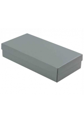 Geschenkdoos 10.7x21.7x4.5cm Ivo Metallic Zilver 50stuks