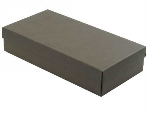 Geschenkdoos 10.7x21.7x4.5cm Ivo Mat Grijs 50stuks