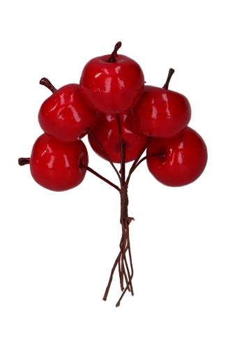 Kado Decoratie Grote Berrie Rood 10cm 72stuks