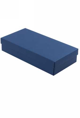 Geschenkdoos 10.7x21.7x4.5cm Ivo Donkerblauw Hamerslag 50stuks