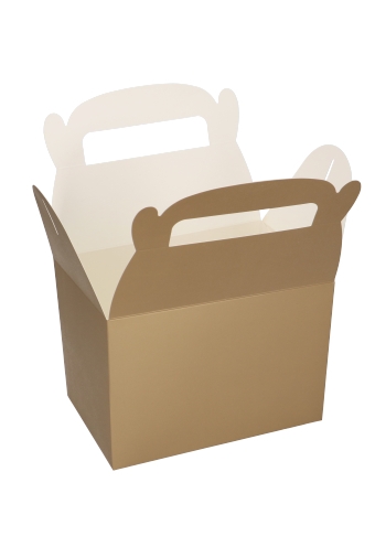 Draagdoosjes Danau Goud 17.3x11.4x12.3cm 25stuks