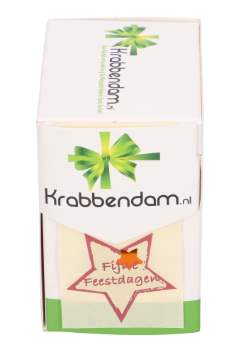 Etiketten Fijne Feestdagen 3x4cm 500stuks