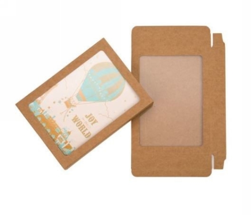 Cadeaudoosjes Jura Kraft Met Venster 11.5x2.2x15cm 25stuks