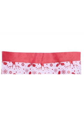 Kerstzakjes Rendier Rood Dubbelzijdig 21x30cm 100stuks