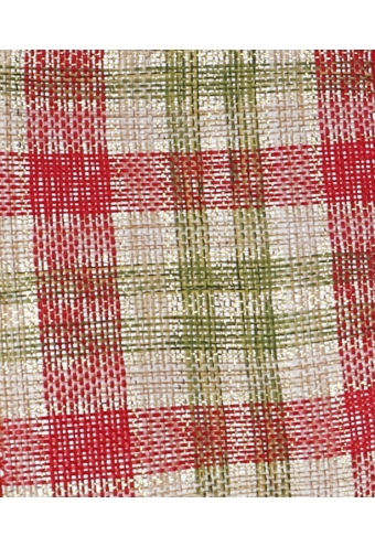 Luxe Kadolint & IJzerdraad Tartan Bright 63mmx10meter