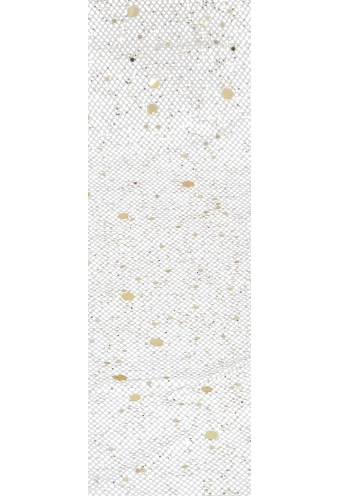 Tule Lint Goud Dots Metallic 40mm x 50 meter