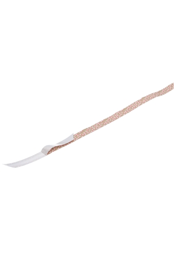 Kerst Trek Strikken Christmas Candy Beige 20mm lint rond 95mm 50stuks