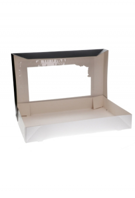 Cateringdoos Pico Black & Venster 55x37.5x8cm 50stuks op is op Cateringdoos Pico Black & Venster 55x37.5x8cm 50stuks op is op