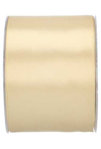 Satijn Dubbel Lint Extra Breed 70mm x 25 meter Goud