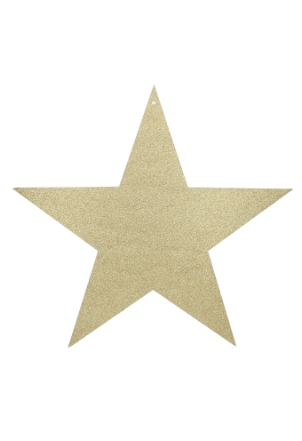 Decoratie Grote Etalage Gold Star Groot 55cm 1 stuk