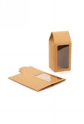 Cadeaudoosjes Kura Kraft Met Venster 8.9x8.9x21.6cm 25stuks