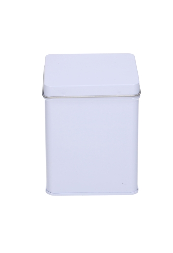 Blikken Blanco Wit medium 100gram 7.5x7.5x9.5cm 12stuks