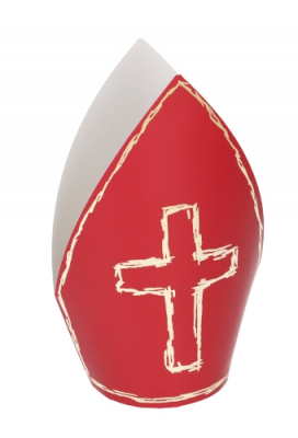 Kartonnen Koker Sint Mijter Medium 11x7.5x18cm 1stuks