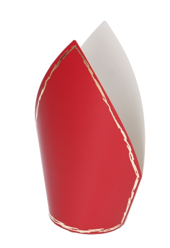 Kartonnen Koker Sint Mijter Medium 11x7.5x18cm 12stuks