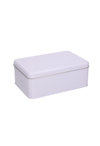 Blikken Wit Blanco 19.2x12.7x7.5cm 12stuks