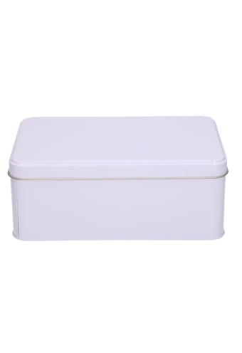 Blikken Wit Blanco 19.2x12.7x7.5cm 12stuks